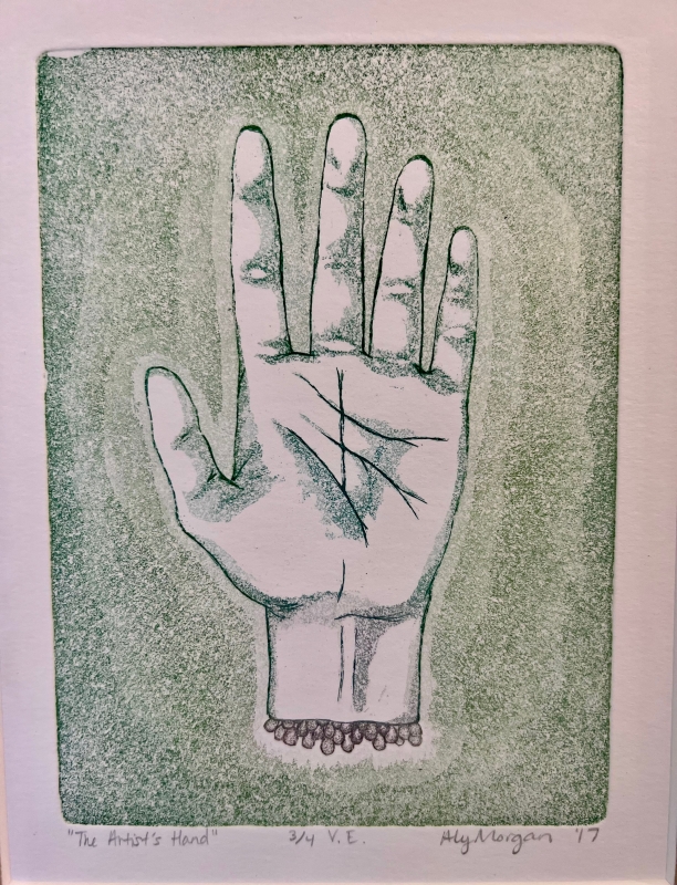 The Artists Hand 3 by artist Alyssa Morgan